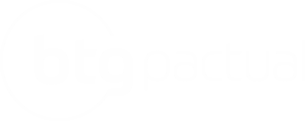 logo btg pactual, cliente da phf painéis