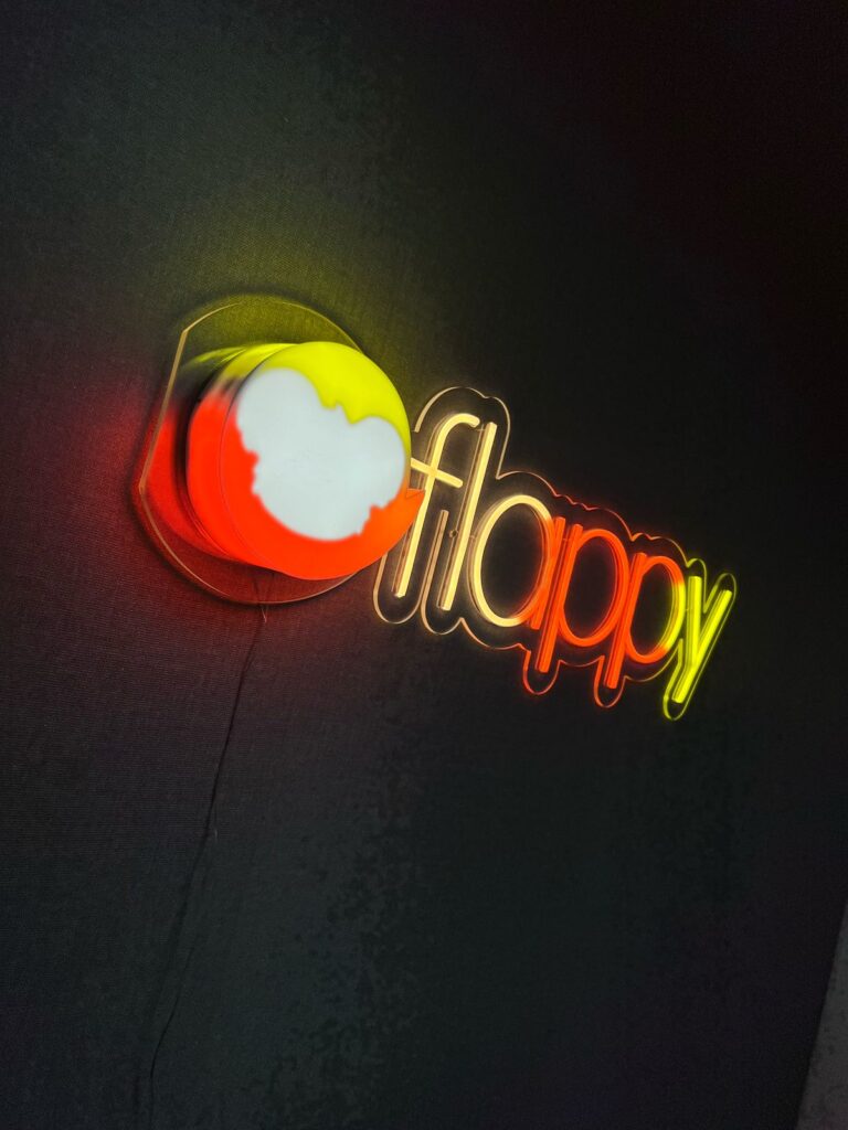 led neon flappy