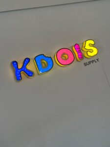 Letra caixa em acrilico Luminoso